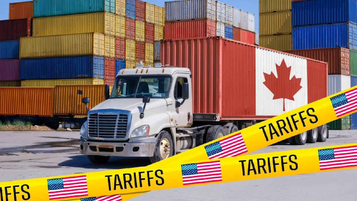 Canada hits US with &lsquo;dollar-for-dollar&rsquo; tariffs as trade row deepens
